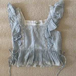 cute striped TRF top